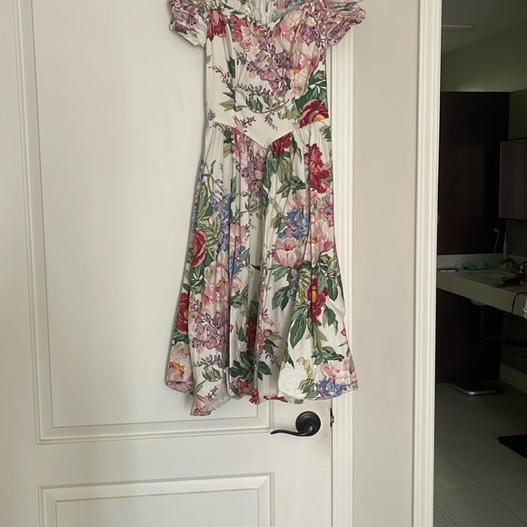 Moda International Floral Off-Shoulder Dress - Multicolor - Picture 5 of 5